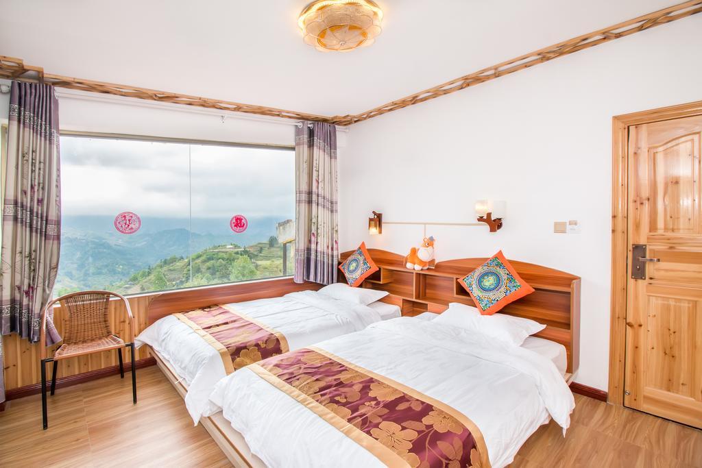 Longji Rice Terraces Green View Guesthouse Longsheng Exterior foto