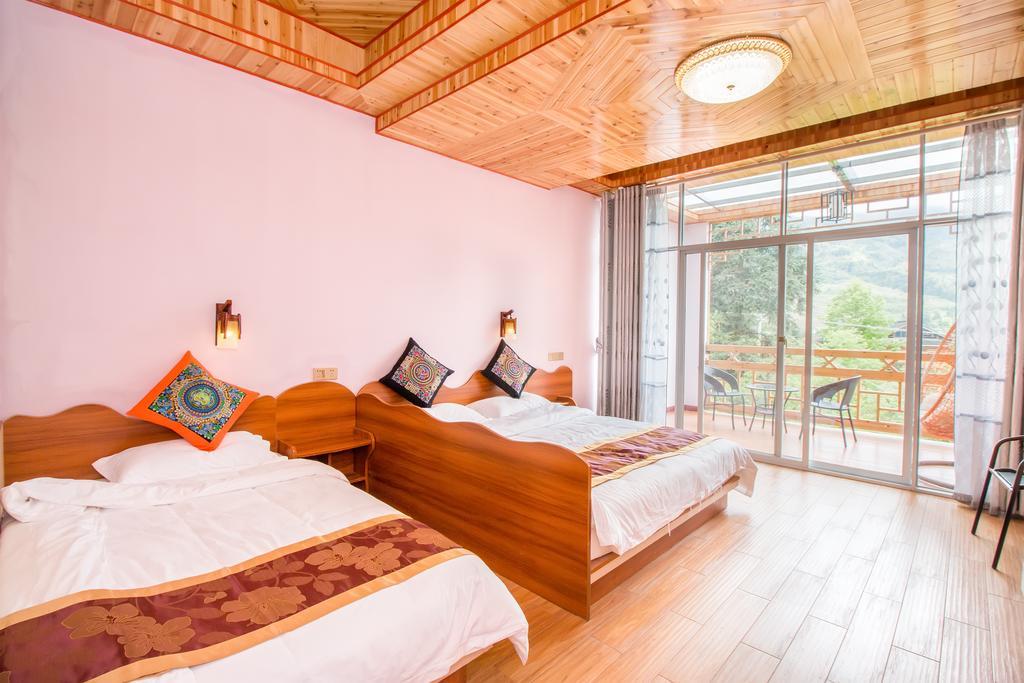 Longji Rice Terraces Green View Guesthouse Longsheng Exterior foto