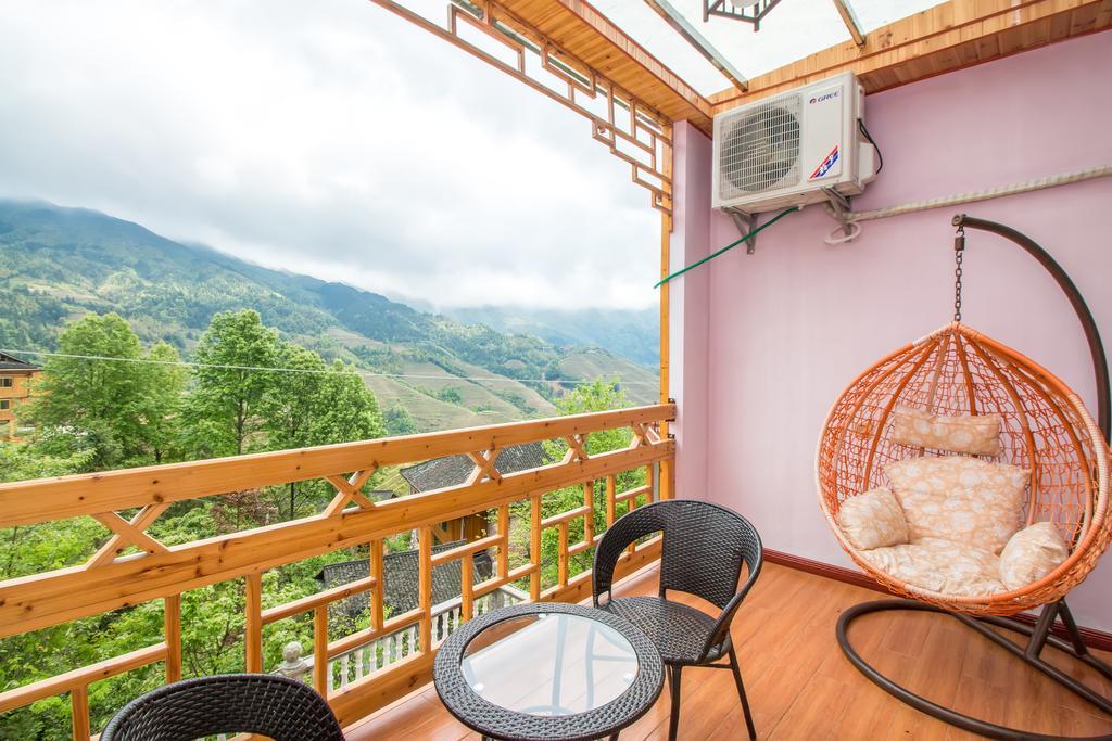 Longji Rice Terraces Green View Guesthouse Longsheng Exterior foto