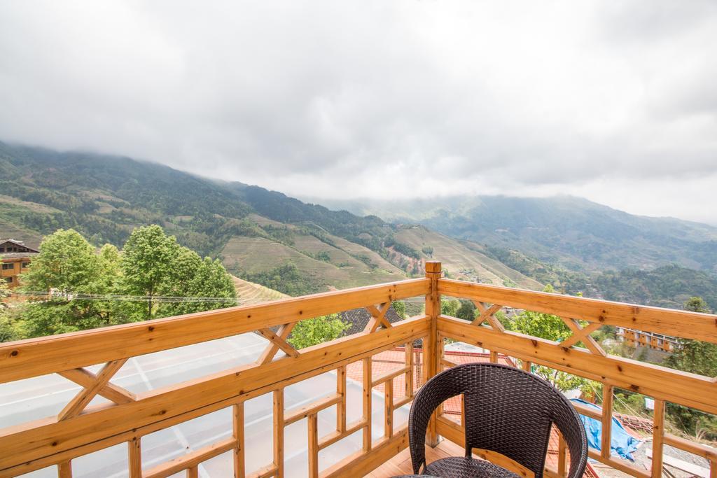 Longji Rice Terraces Green View Guesthouse Longsheng Exterior foto