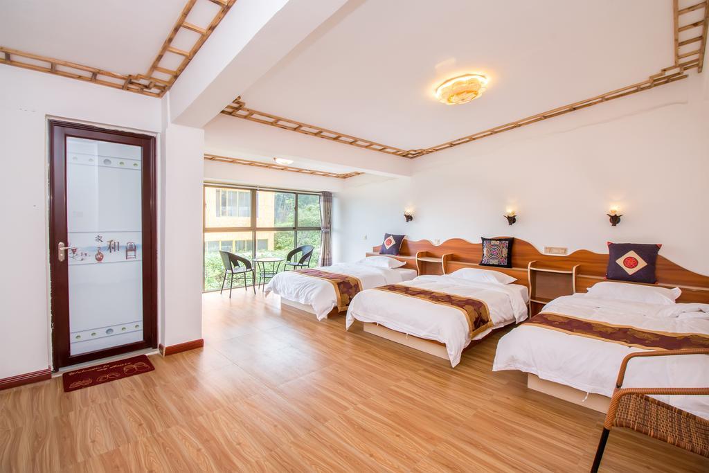 Longji Rice Terraces Green View Guesthouse Longsheng Exterior foto