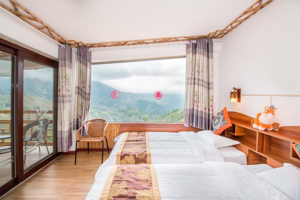 Longji Rice Terraces Green View Guesthouse Longsheng Exterior foto