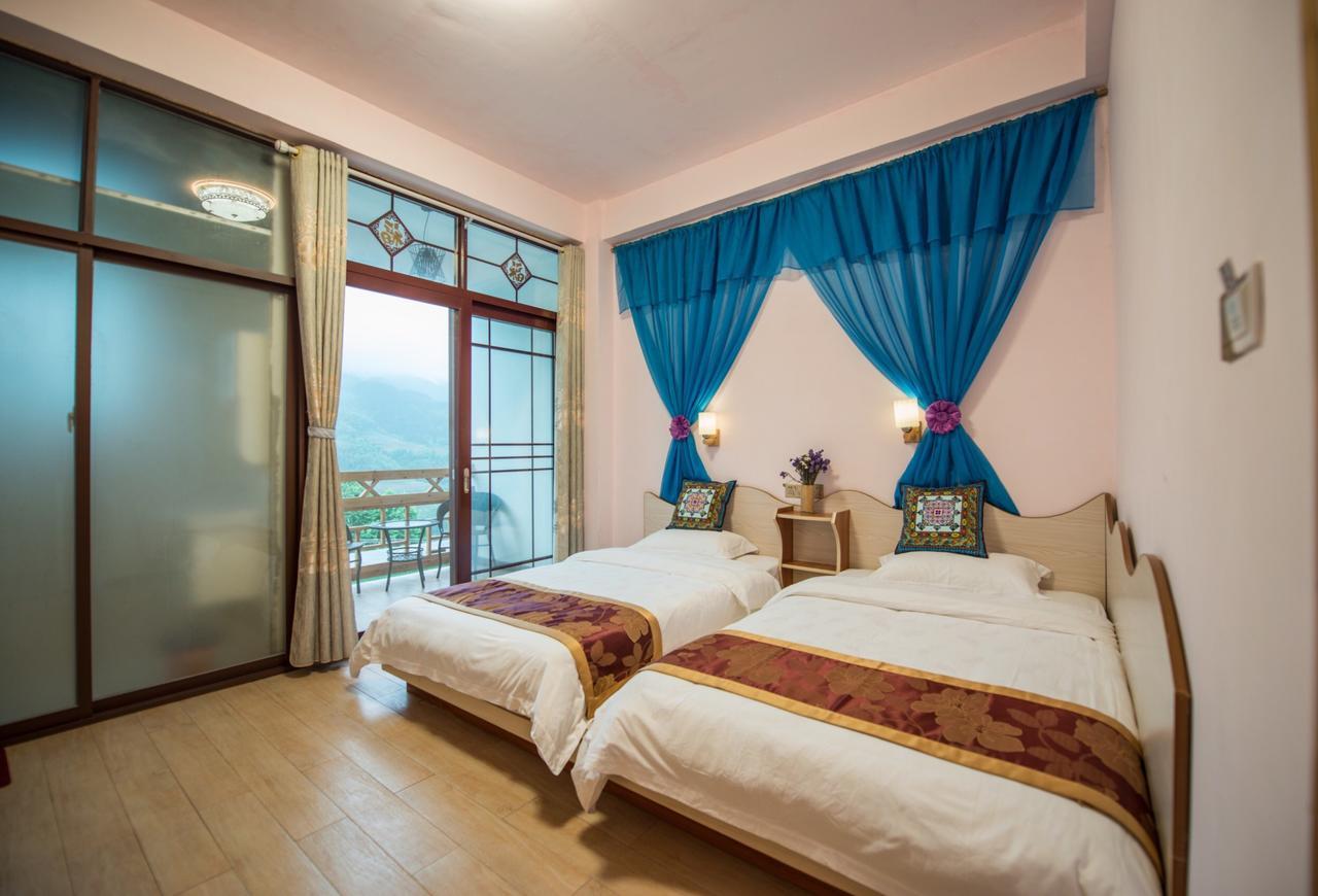 Longji Rice Terraces Green View Guesthouse Longsheng Exterior foto