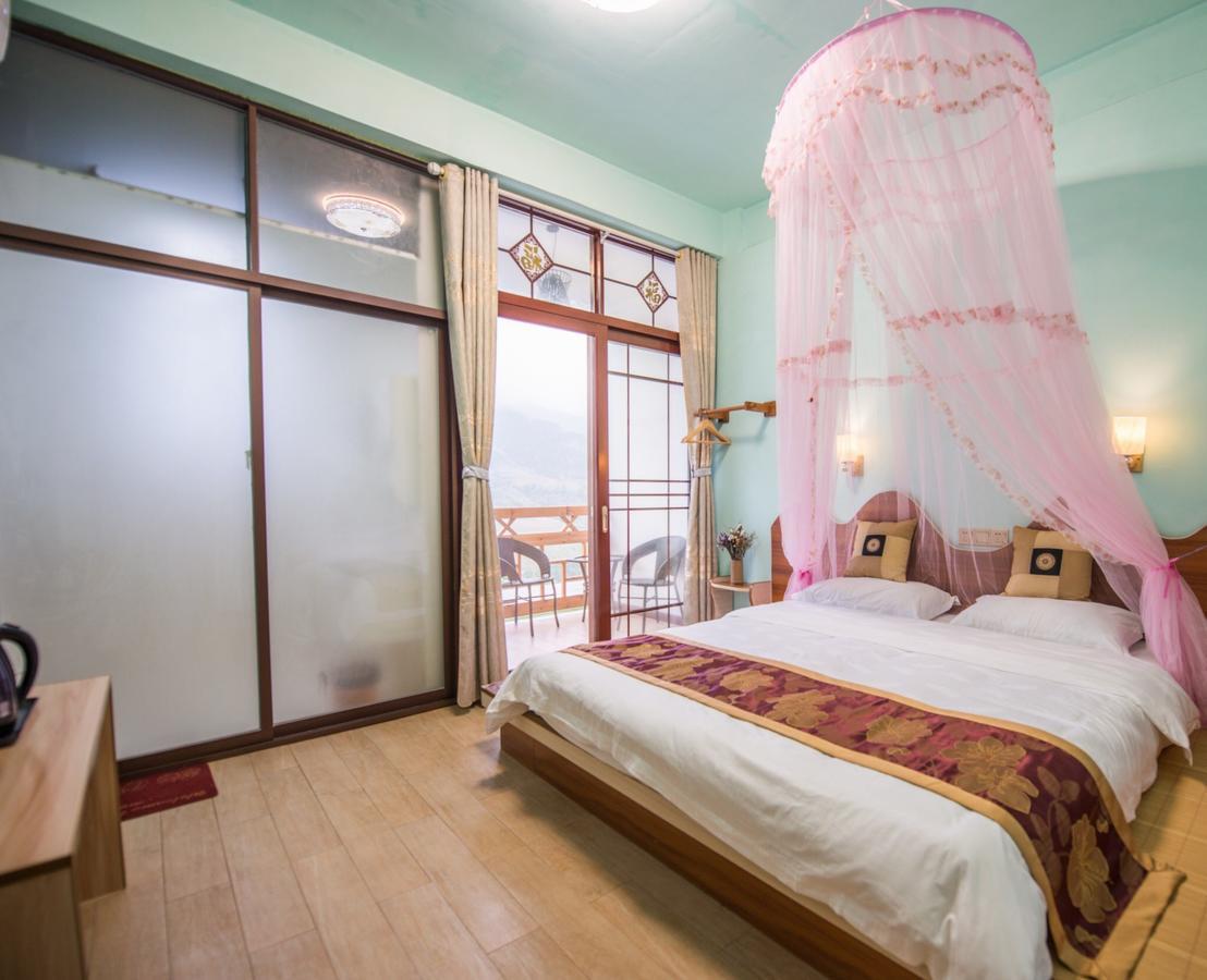 Longji Rice Terraces Green View Guesthouse Longsheng Exterior foto