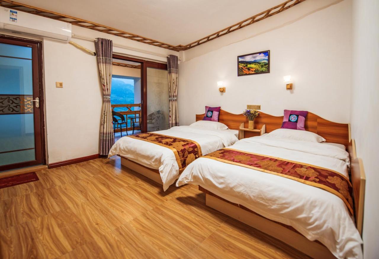 Longji Rice Terraces Green View Guesthouse Longsheng Exterior foto