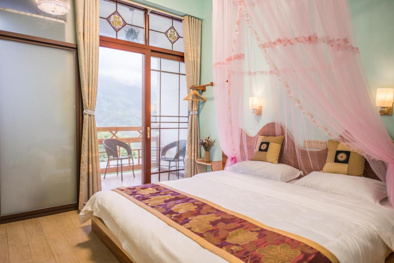 Longji Rice Terraces Green View Guesthouse Longsheng Exterior foto