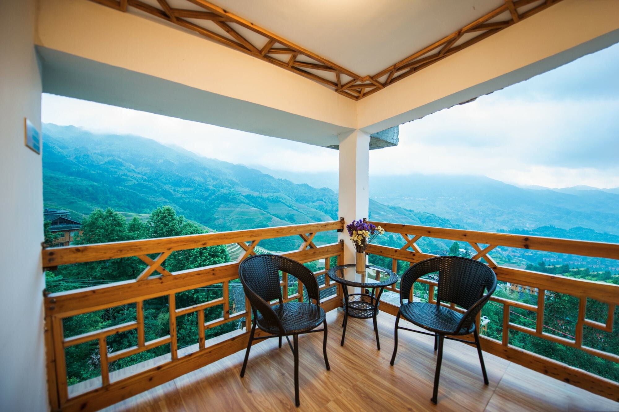 Longji Rice Terraces Green View Guesthouse Longsheng Exterior foto