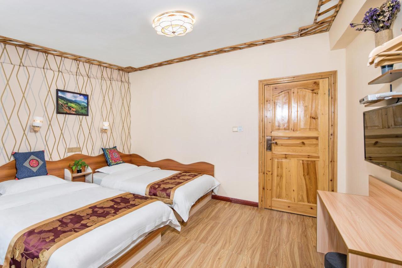 Longji Rice Terraces Green View Guesthouse Longsheng Exterior foto