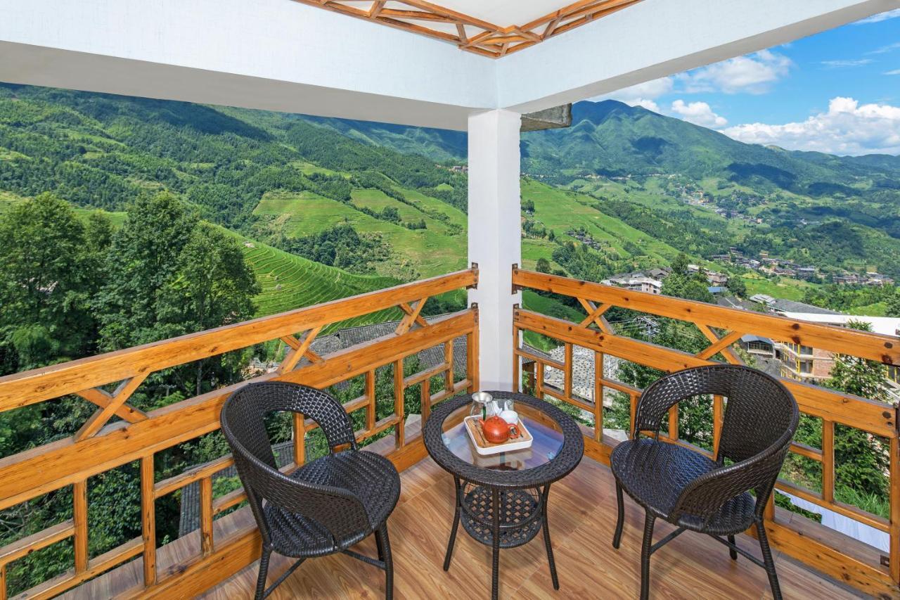 Longji Rice Terraces Green View Guesthouse Longsheng Exterior foto