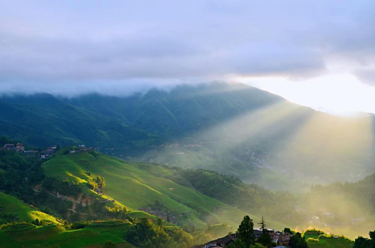 Longji Rice Terraces Green View Guesthouse Longsheng Exterior foto